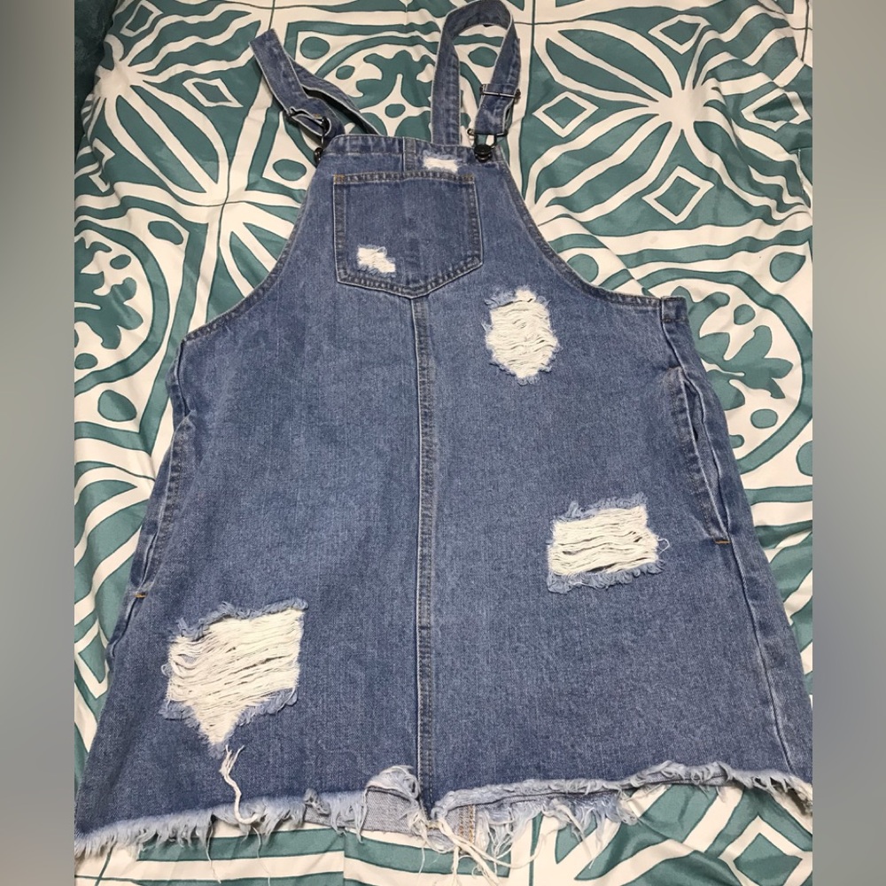 Cello denim dress alls NWT